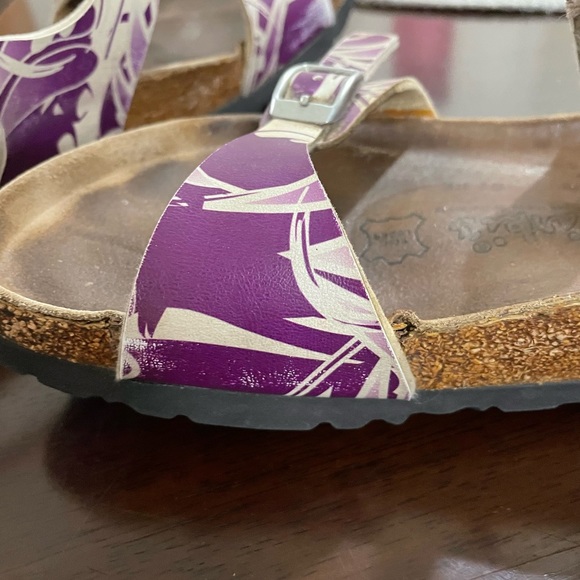 Birkis by Birkenstock 39 250 L8 M6 Womens Size 8 Purple - Picture 11 of 13